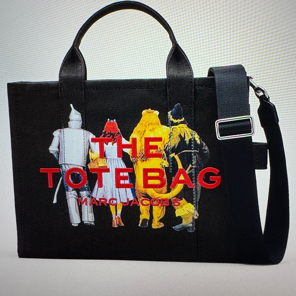 👠 MARC JACOBS X WIZARD OF OZ THE FRIENDS OF DORTHY CANVAS MEDIUM TOTE BAG  👠NWT👠 - Picture 12 of 16